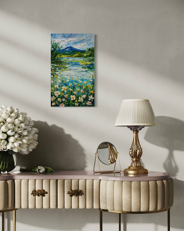 Original Impressionism Landscape Painting by Vladyslav Durniev
