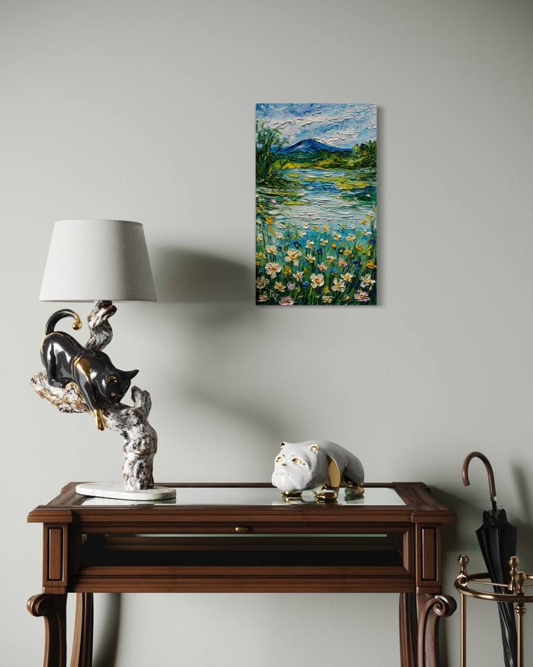 Original Impressionism Landscape Painting by Vladyslav Durniev