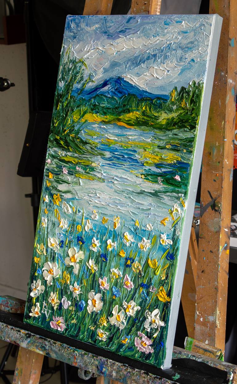Original Impressionism Landscape Painting by Vladyslav Durniev