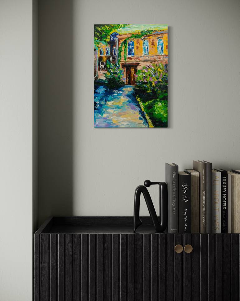 Original Impressionism Architecture Painting by Vladyslav Durniev