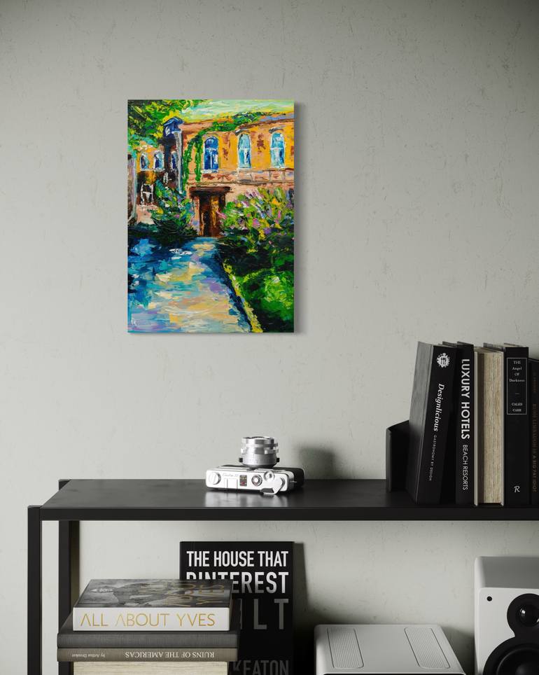 Original Impressionism Architecture Painting by Vladyslav Durniev