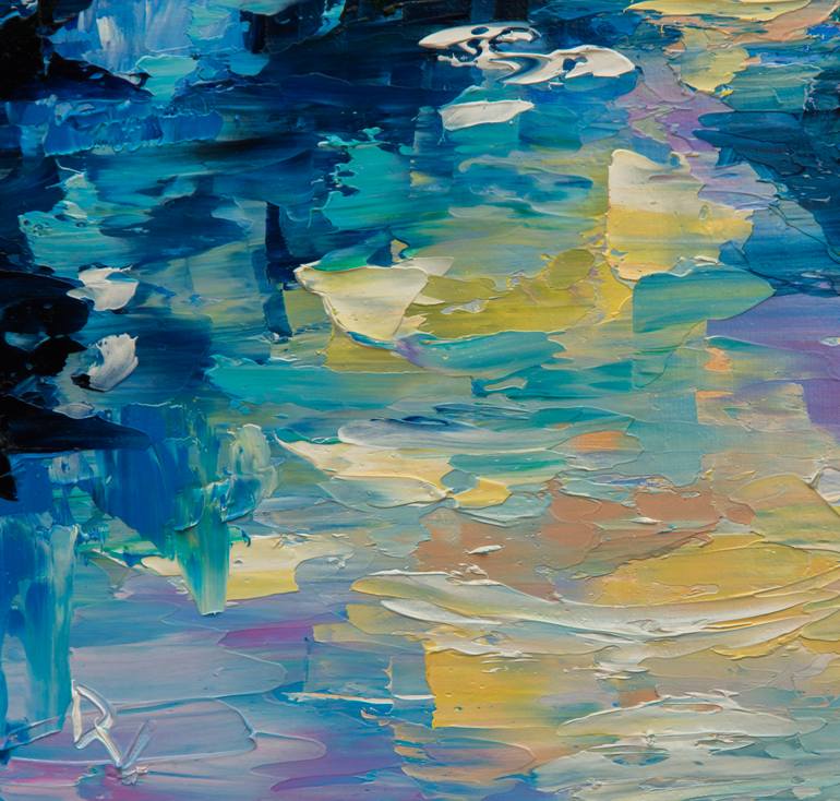 Original Impressionism Architecture Painting by Vladyslav Durniev