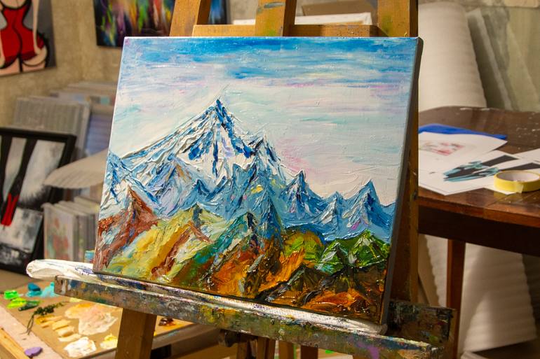 Original Impressionism Landscape Painting by Vladyslav Durniev