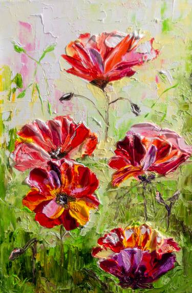 Original Impressionism Floral Paintings by Vladyslav Durniev