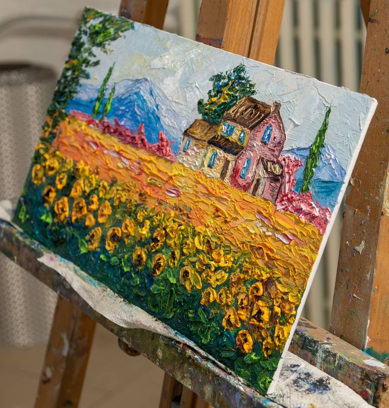 Original Impressionism Landscape Painting by Vladyslav Durniev