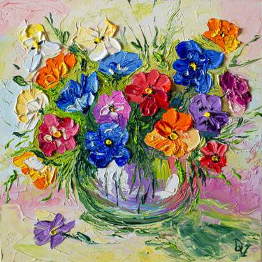 Print of Impressionism Floral Paintings by Vladyslav Durniev