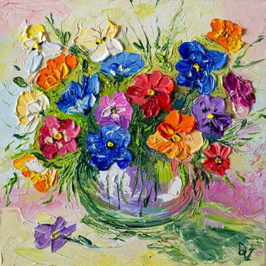 Original Floral Paintings by Vladyslav Durniev