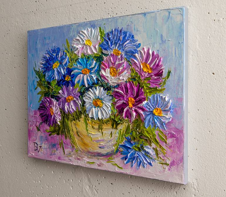 Original Impressionism Floral Painting by Vladyslav Durniev