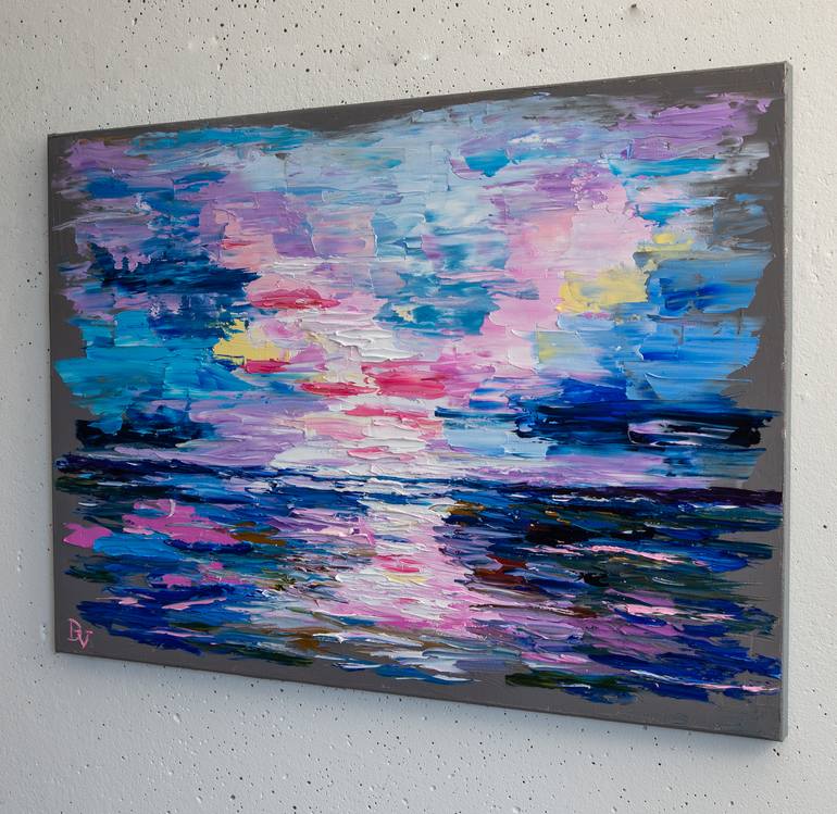 Original Abstract Seascape Painting by Vladyslav Durniev