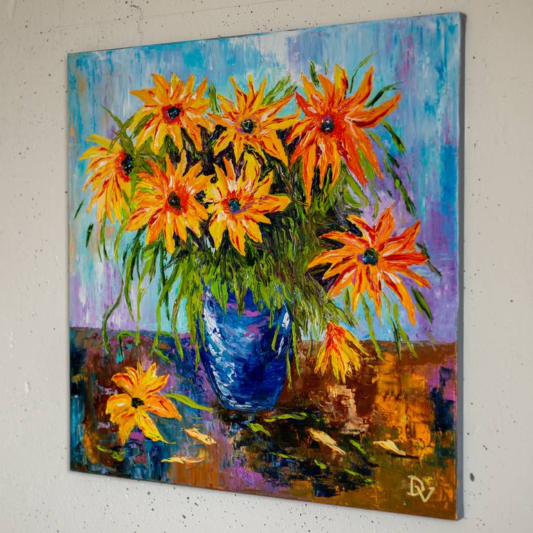 Original Impressionism Still Life Painting by Vladyslav Durniev