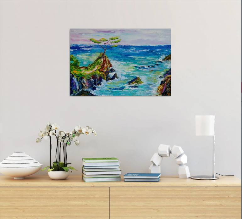Original Impressionism Seascape Painting by Vladyslav Durniev