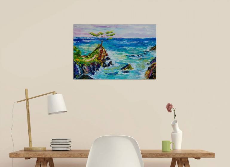Original Impressionism Seascape Painting by Vladyslav Durniev