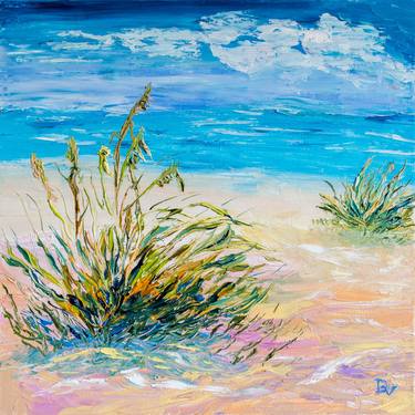 Original Impressionism Beach Paintings by Vladyslav Durniev