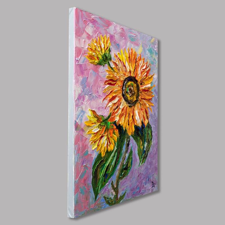 Original Impressionism Floral Painting by Vladyslav Durniev