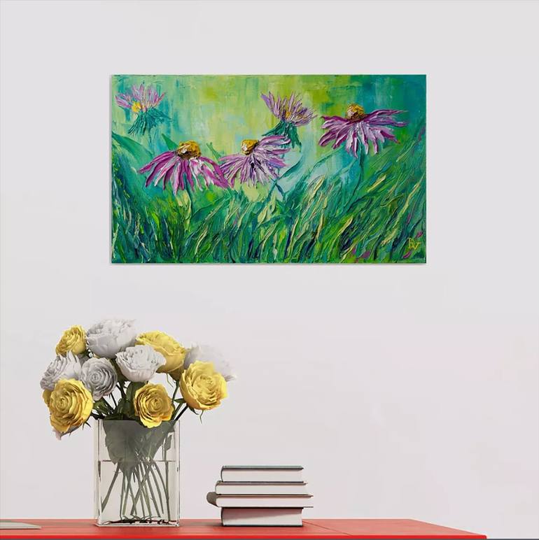 Original Impressionism Floral Painting by Vladyslav Durniev