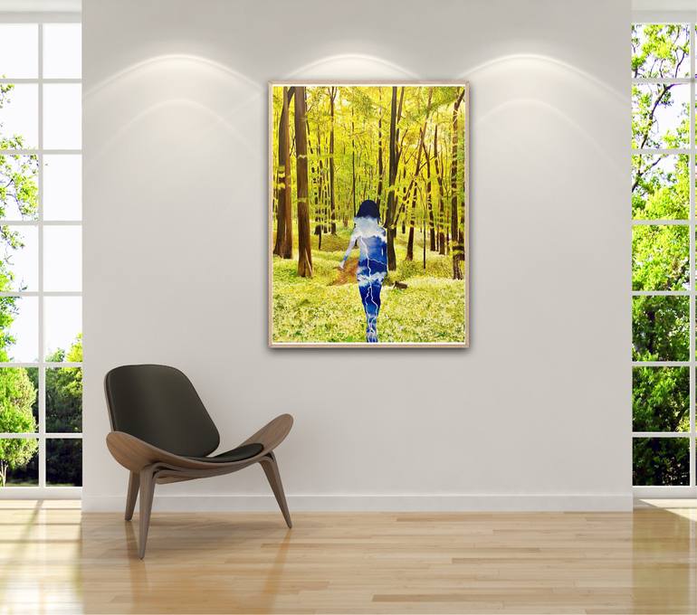 Original Conceptual Fantasy Painting by Tom Blood