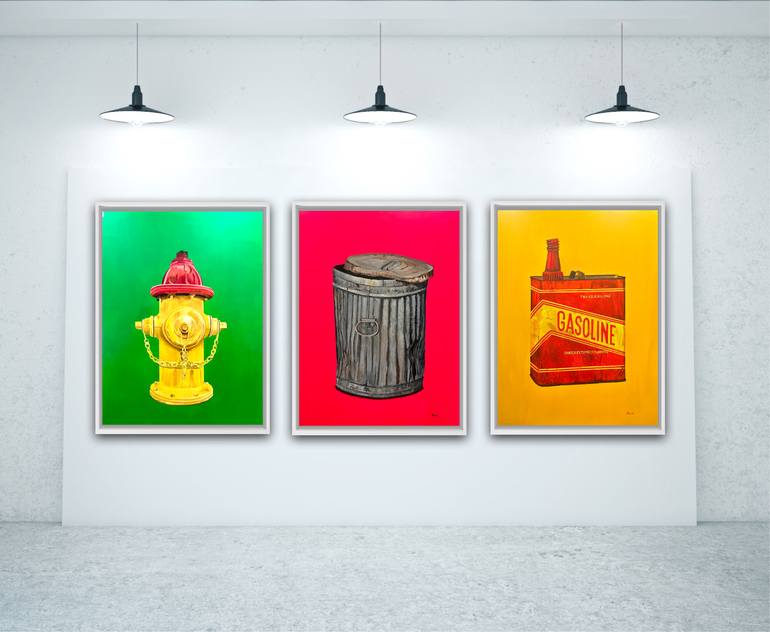 Original Conceptual Still Life Painting by Tom Blood