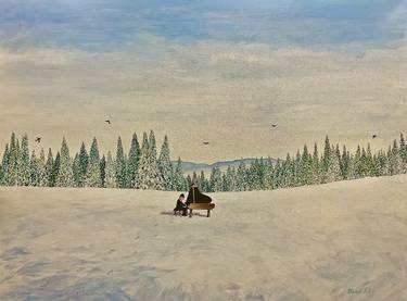 Print of Seasons Paintings by Tom Blood