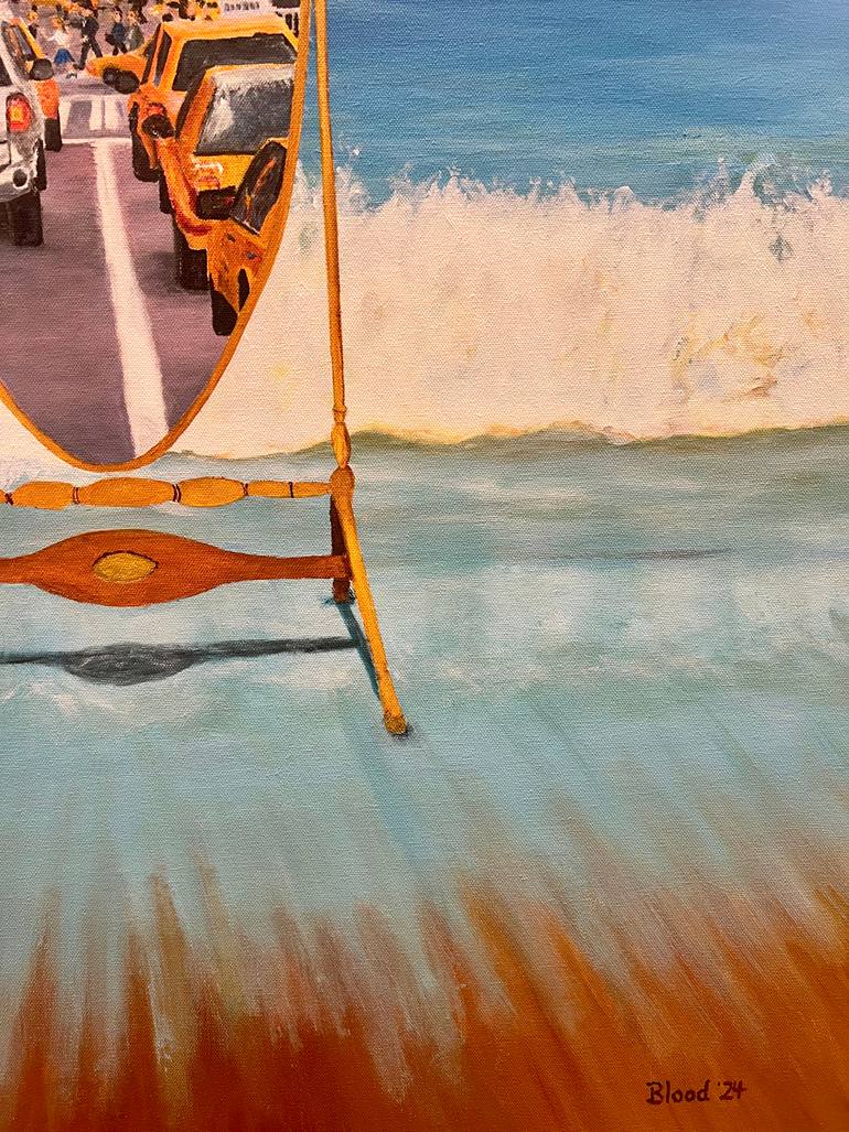 Original Conceptual Beach Painting by Tom Blood