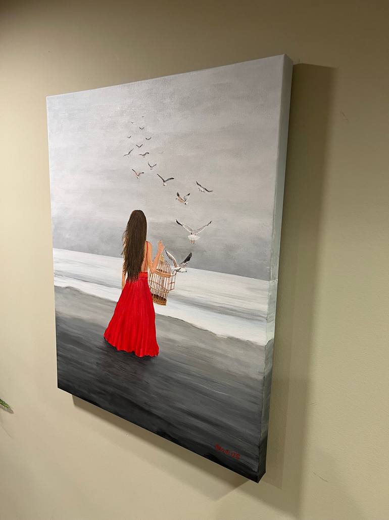 Original Conceptual Fantasy Painting by Tom Blood