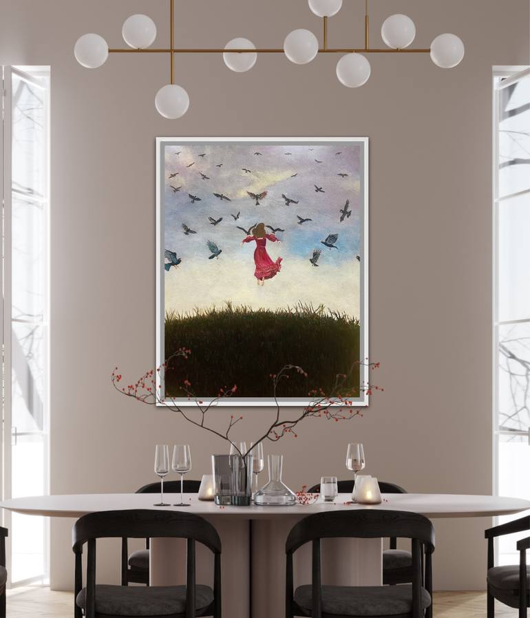 Original Conceptual Fantasy Painting by Tom Blood