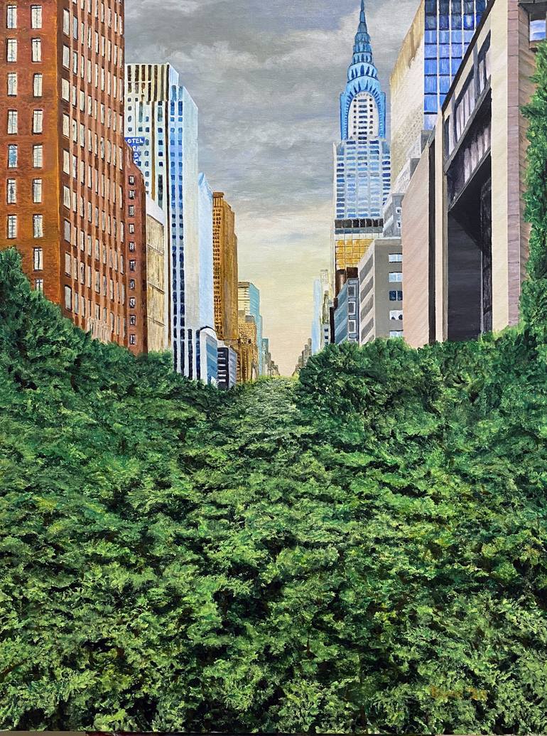 The Concrete Jungle Painting By Tom Blood Saatchi Art