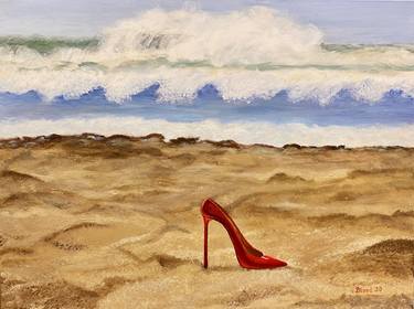 Print of Conceptual Beach Paintings by Tom Blood