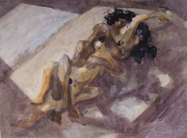 Print of Realism Nude Paintings by Alberto Sebastiani