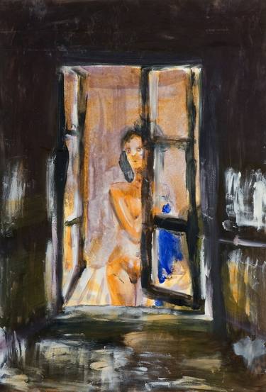 Print of Realism Nude Paintings by Alberto Sebastiani