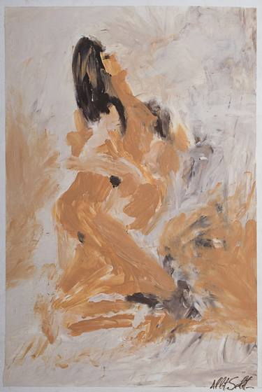 Print of Impressionism Nude Paintings by Alberto Sebastiani