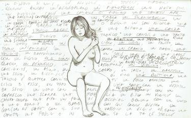 Print of Nude Drawings by Alberto Sebastiani
