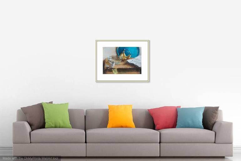 Original Impressionism Still Life Painting by Silja Salmistu