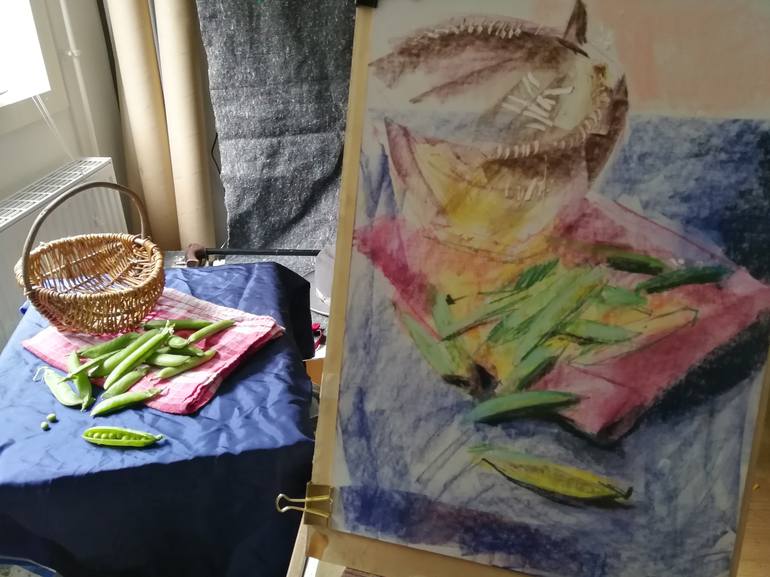 Original Food Painting by Silja Salmistu