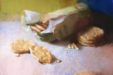 Original Impressionism Food Drawings by Silja Salmistu