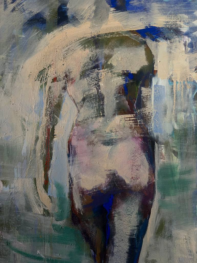 Original Contemporary Nude Painting by Birgitta Bachmann