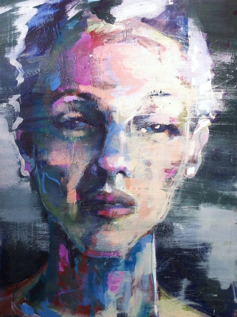 portrait girl 3 Painting by Birgitta Bachmann | Saatchi Art