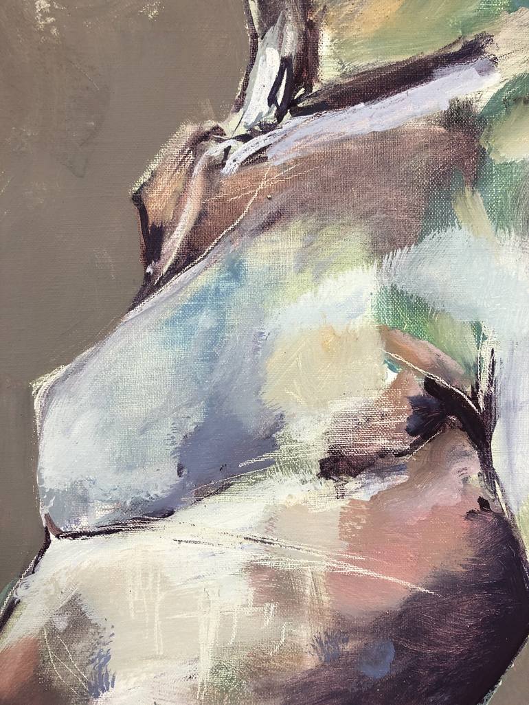 Original Nude Painting by Birgitta Bachmann