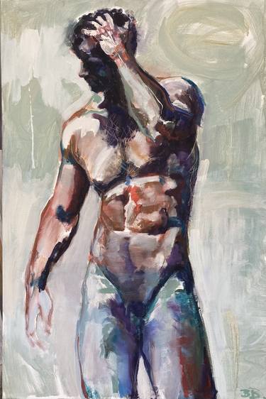 Original Men Paintings by Birgitta Bachmann