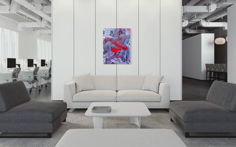 Original Abstract Expressionism Abstract Painting by Romana Jelínková