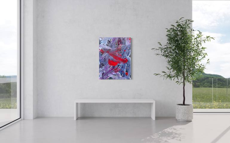 Original Abstract Expressionism Abstract Painting by Romana Jelínková