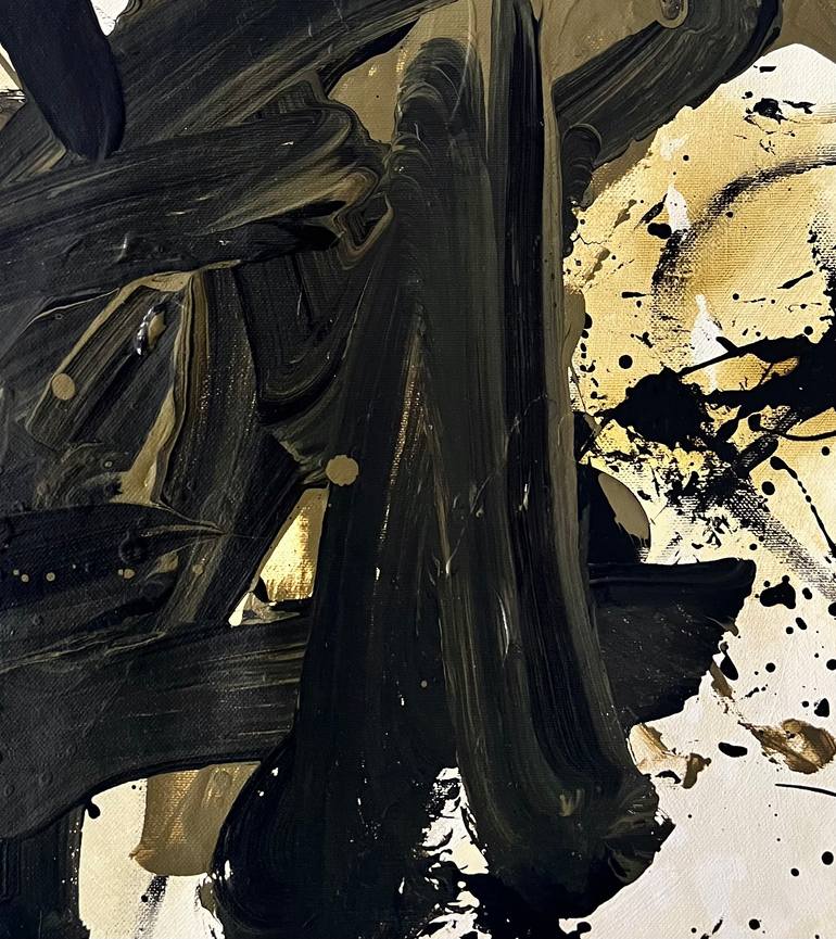 Original Abstract Expressionism Abstract Painting by Romana Jelínková