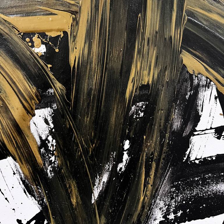 Original Abstract Expressionism Abstract Painting by Romana Jelínková