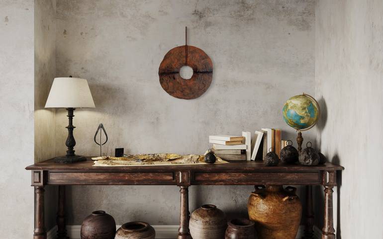 Original Minimalism Geometric Sculpture by Romana Jelínková