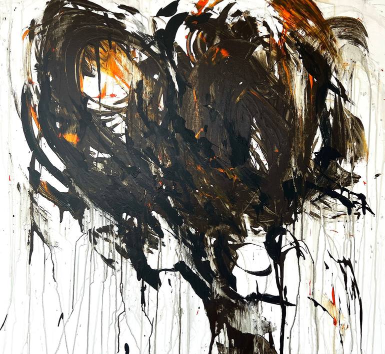 Message from the History II. Original Painting by romana jelínková