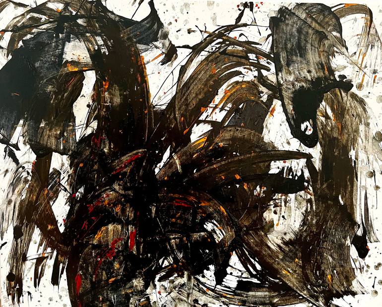 Message from the History I Original Painting by romana jelínková