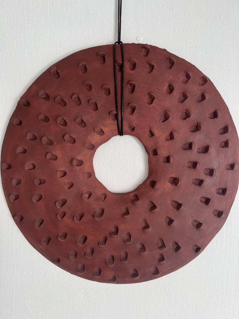 Original Symbolism Geometric Sculpture by Romana Jelínková