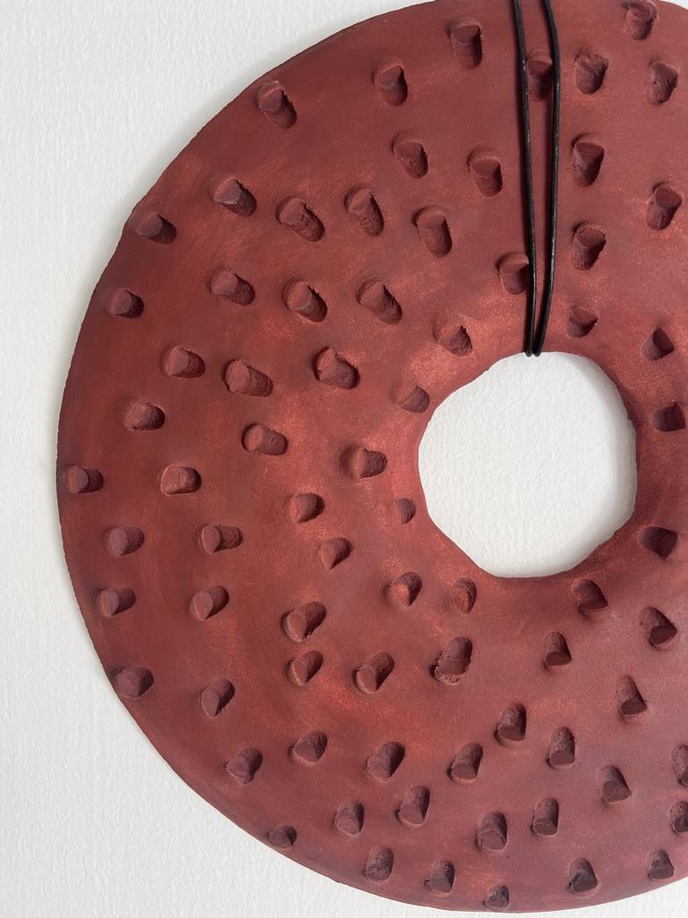 Original Symbolism Geometric Sculpture by Romana Jelínková