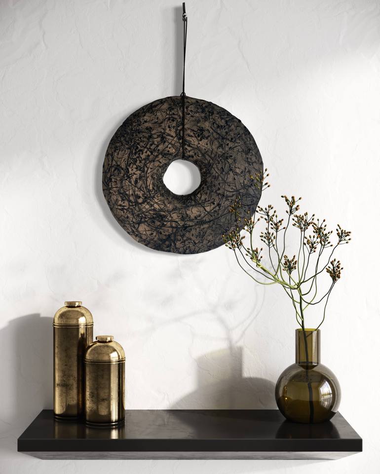 Original Contemporary Geometric Sculpture by Romana Jelínková