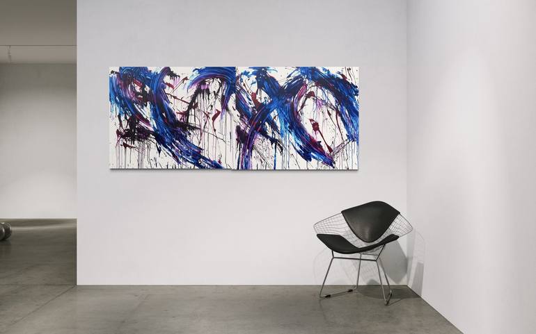 Original Abstract Expressionism Abstract Paintings by Romana Jelínková