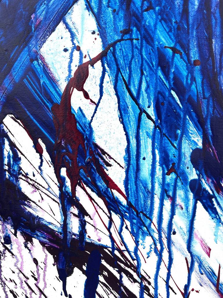 Original Abstract Expressionism Abstract Painting by Romana Jelínková